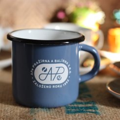 Plechový hrnek APe 380 ml MODRÝ